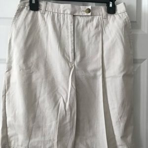 Land’s End Light tan Bermuda short size 12